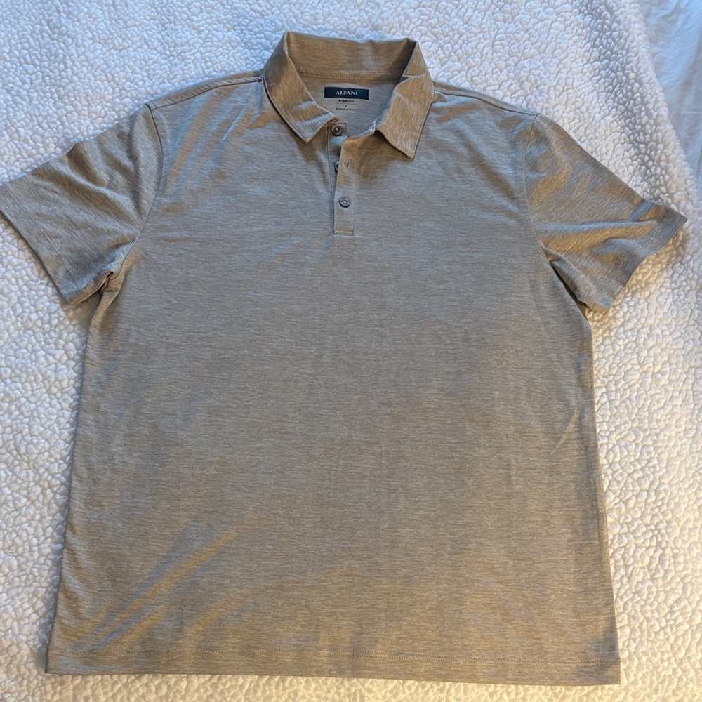 Alfani Taupe Polo Shirt‎ for Men